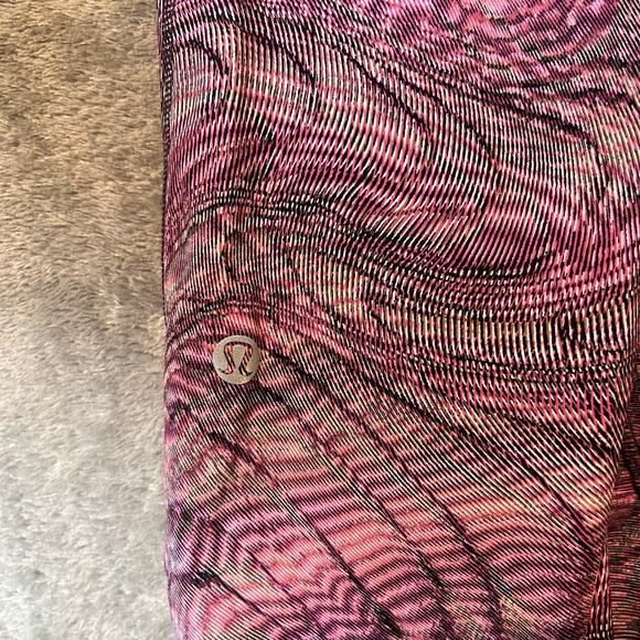 Lululemon Swift Speed High-Rise‎ Tight 28" Dimensional Sonic Pink Multi Sz 8 - Picture 7 of 8